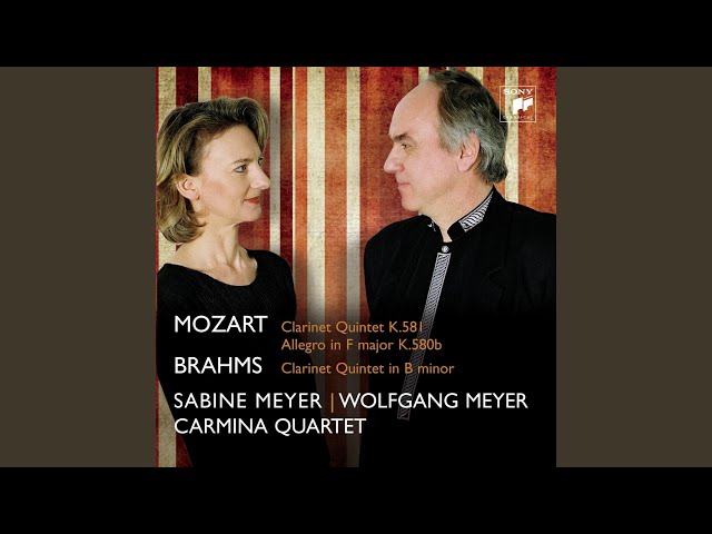 Mozart - Allegro pour clarinette, cor de basset et quatuor à cordes : S.Meyer / W.Meyer / Quatuor Carmina