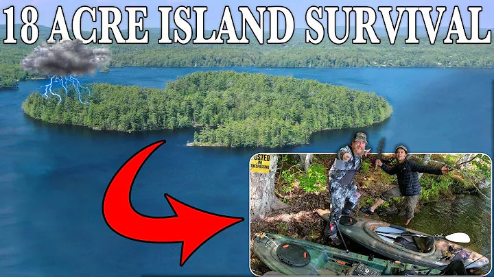 18 Acre Island Survival Challenge - No Food, No Wa...