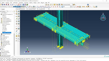 Abaqus - Composite Extended End-Plate subjected to Cyclic Loading -  Part 24