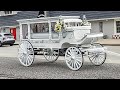I spotted a very rare 1870s Victorian Funeral Carriage in Oak Lawn, Illinois.