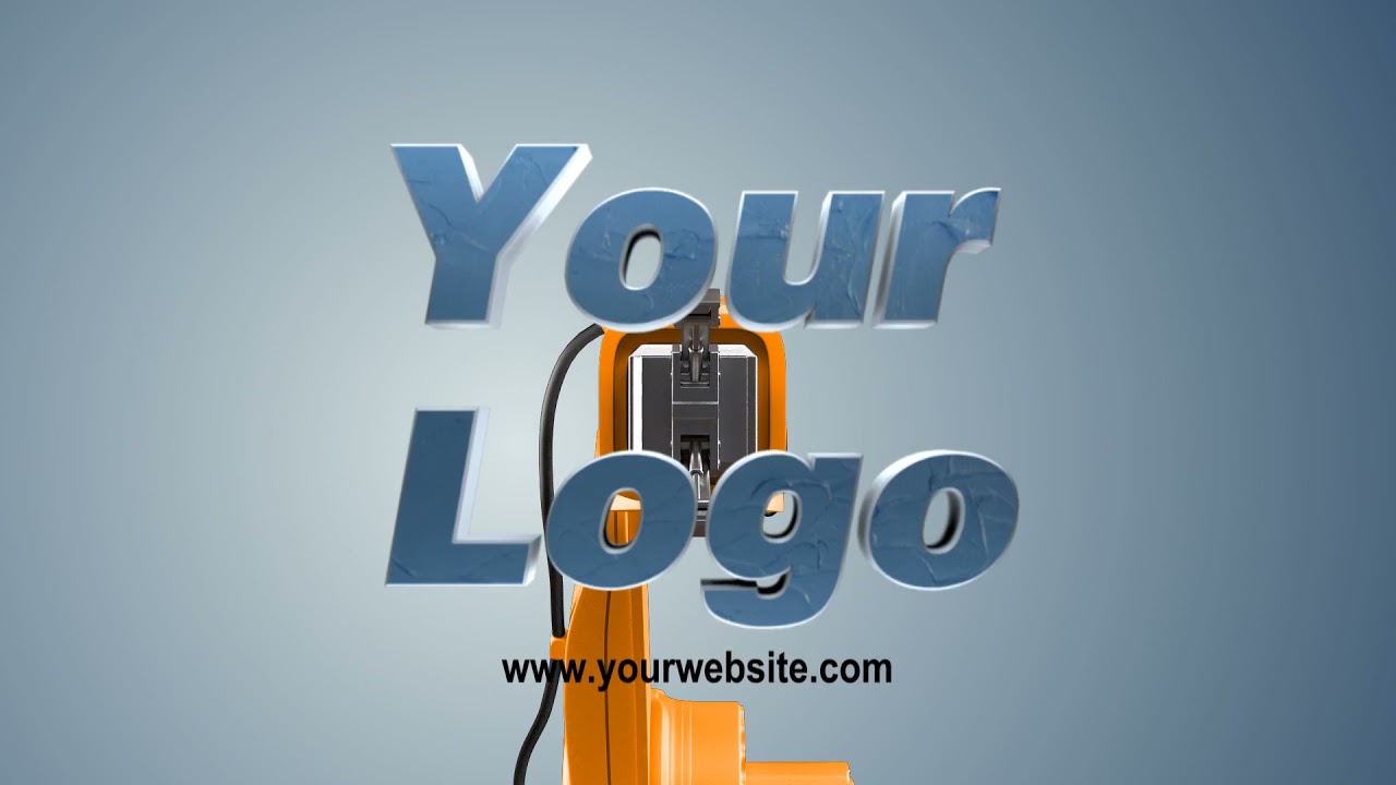 Make Robot Logo Intro Video Online with After Effects template - MakeWebVideo.com
