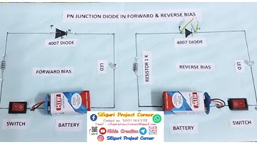 PN Junction Forward and Reverse Bias #class12physicsproject #workingmodel