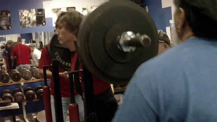 Payton Edmiston Age 17 bodyweight 196 Squat Opener...