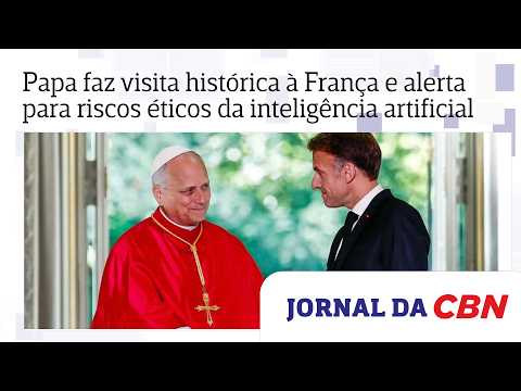 Pope makes historic visit to France and warns of the ethical risks of artificial intelligence