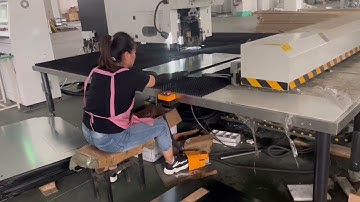 High Speed CNC Turret Punching Machine Display