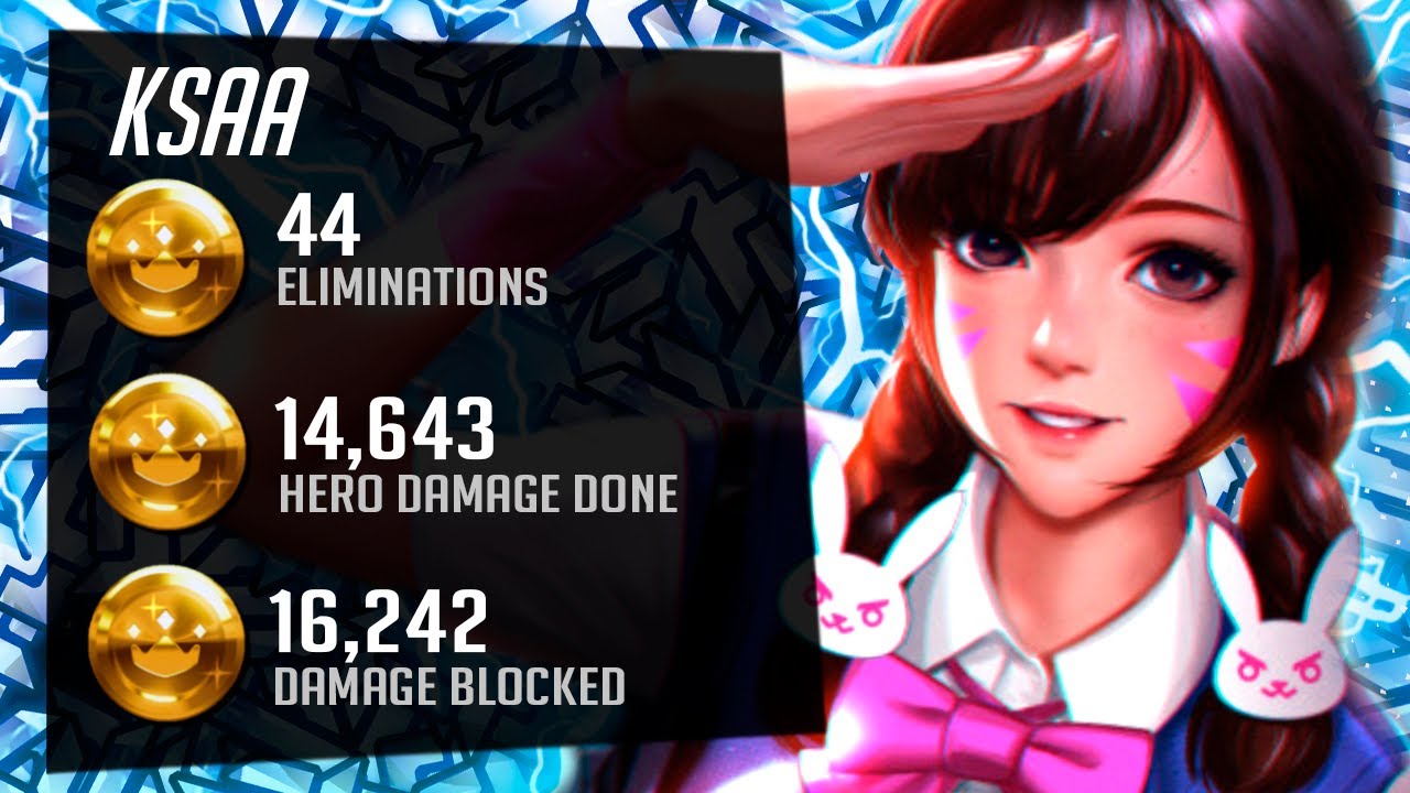 overwatch d.va New 2022 Ksaa Pro Dva Gameplay - 44 elims! Overwatch Season 29 Top 500