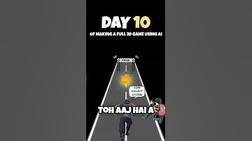 DAY 10: OF MAKING A FULL 3D GAME WITH AI! 🎮 #shorts #gamedev #unity3d #ai #chatgpt