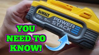 What You Need To Know About The DeWALT Powerstack Batteries!