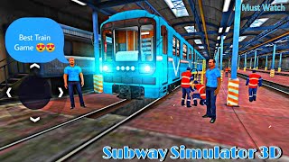 Subway Train Simulator 3D - Train Driving Mode Central Line - Android Mobile Gameplay screenshot 2