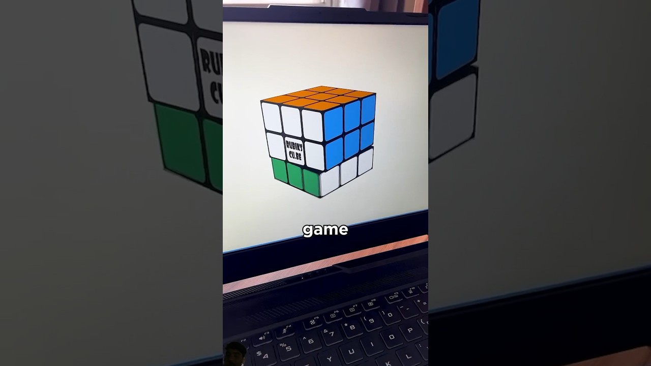 Solving rubiks cube on PC #shorts - YouTube
