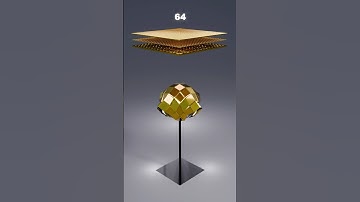 1M Smooth Gold Cloth Sim | Which one works best? #3danimation  #satisfying #asmr