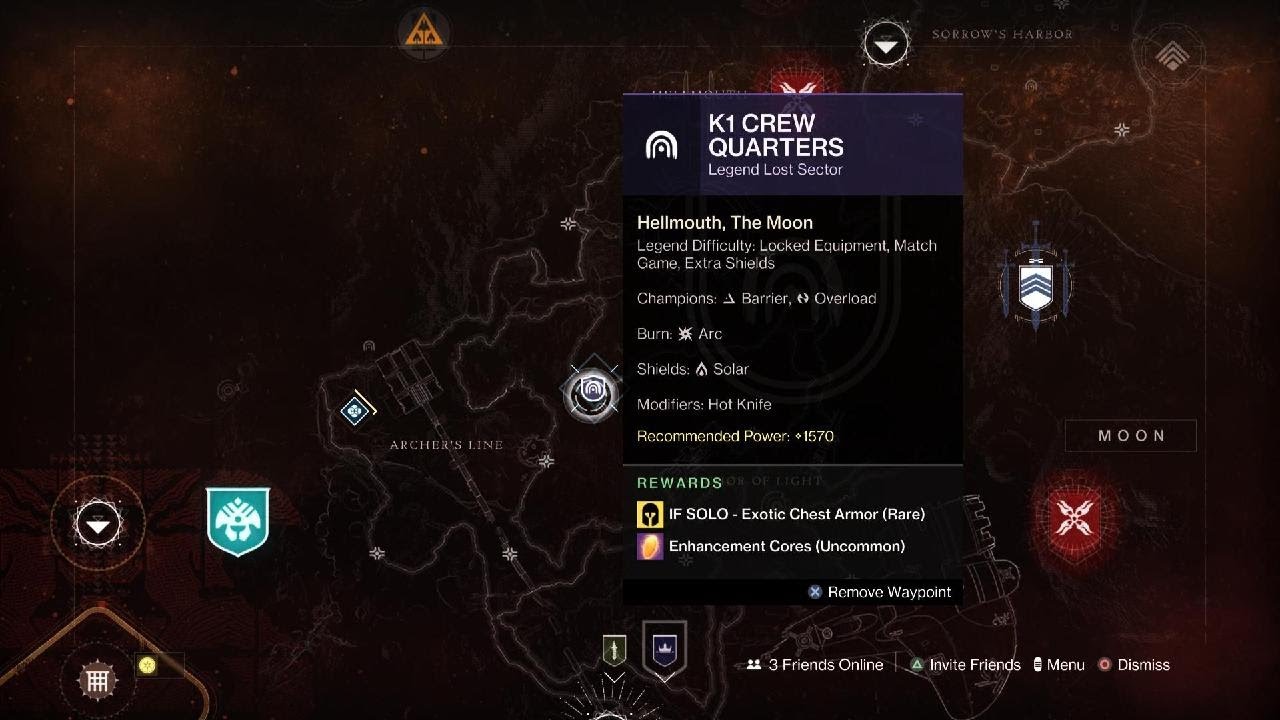 Destiny 2 Legendary Lost Sector Today 11.23.2022 chest exotic YouTube