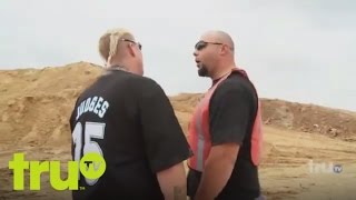 Lizard Lick Towing - Ron Gets Pushed Into Rotting Garbage Details