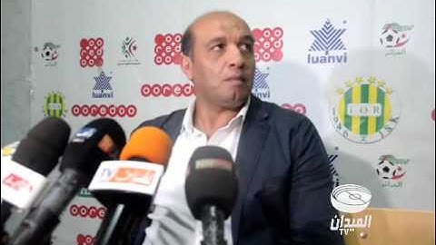 الندوة الصحفية التي نشطها مدرب شبيبة القبائل حيدوسي بعد لقاء تاجنانت