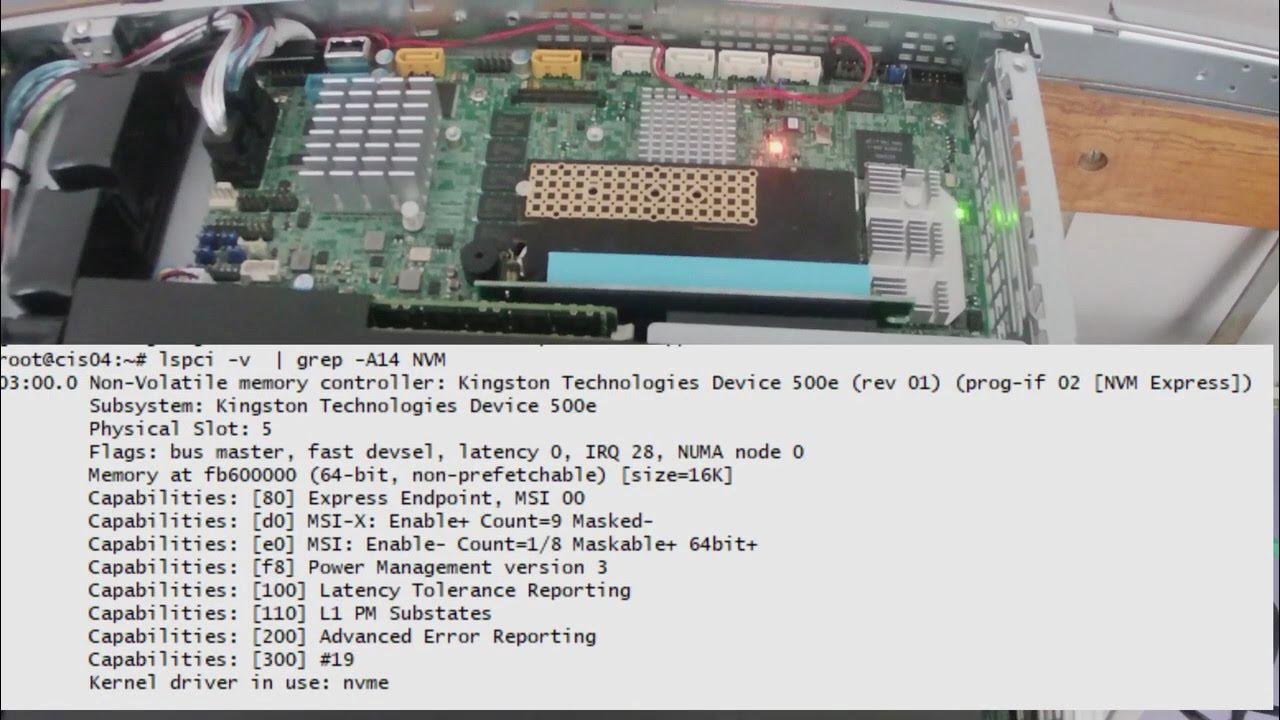 Installing an NVMe drive in a Supermicro X10DRLCT YouTube