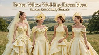 Timeless Butter Yellow Wedding Dress Ideas |These Yellow Wedding Dresses Are Gorgeous  screenshot 4