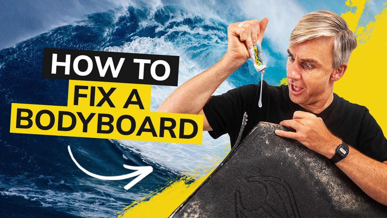 How To Repair A Bodyboard In 5 Minutes! YouTube