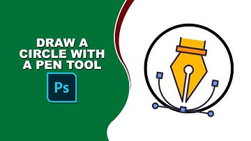 How to draw a circle with a pen in Photoshop | how to make a perfect circle with pen tool photoshop