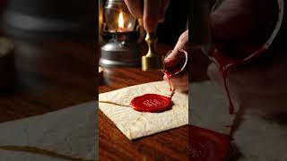 The Real Reason Ancient People Sealed Envelopes With Wax #shorts #facts #waxseal #secret #viral #yt