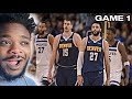 #2 NUGGETS VS #3 TIMBERWOLVES | FULL GAME 1 HIGHLIGHTS😱*REACTION*