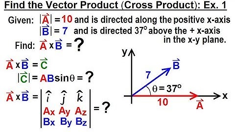 Physics - Test Your Knowledge: Vectors (7 of 30) Find the Vector Product (Cross Product): Ex. 1