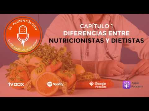 Vídeo: Diferencia Entre Dietista Y Nutricionista