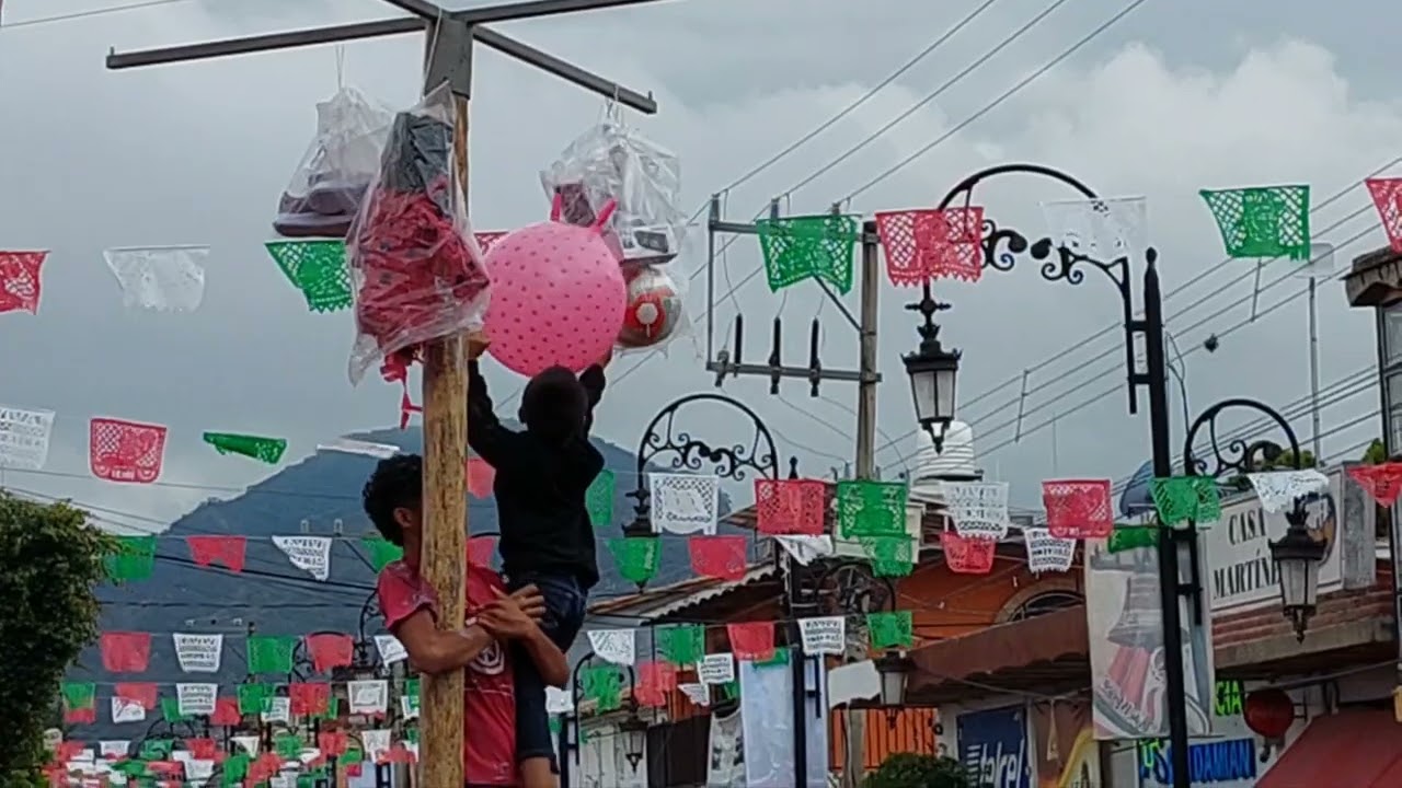 Asi estuvo el palo encebado en                                       tenamaxtlan #Jesúsvideovlogs 