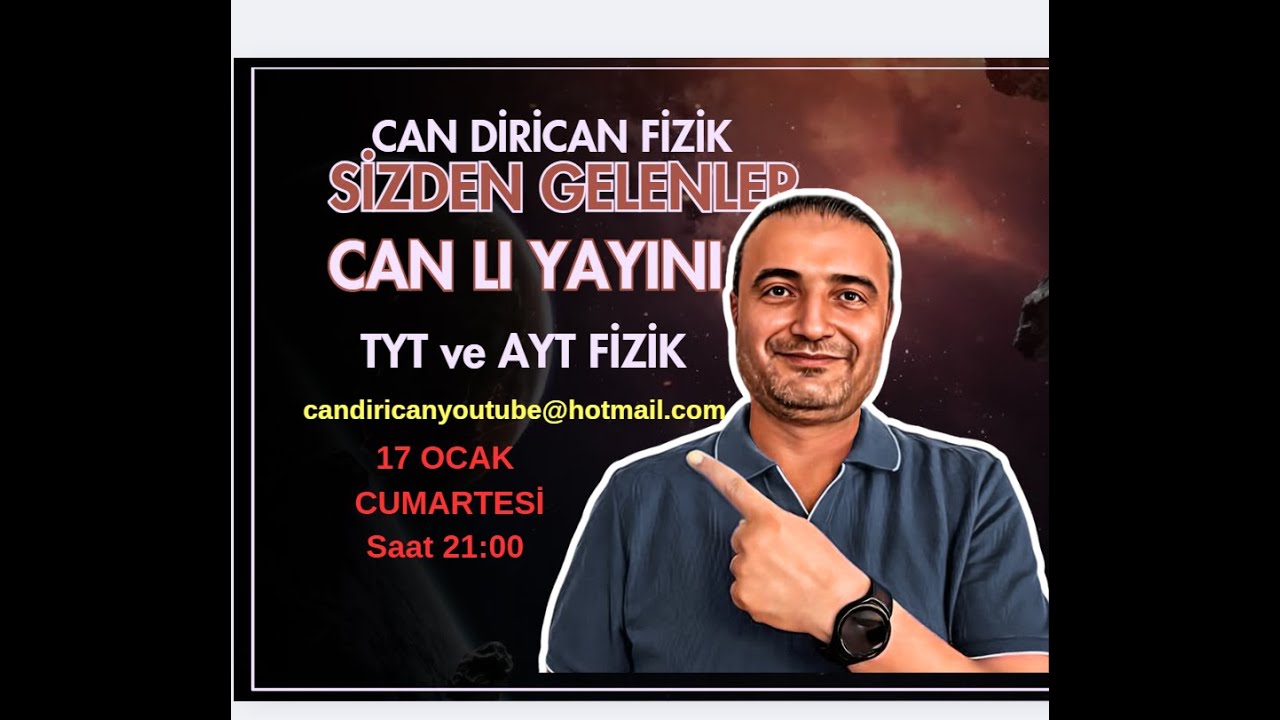 17 Ocak Sizden Gelenler Soru Çözümü CAN lı Yayını (17 Ocak 2026)
