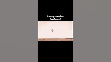 Learning animation - bouncing ball #animation #2danimation #handdrawn