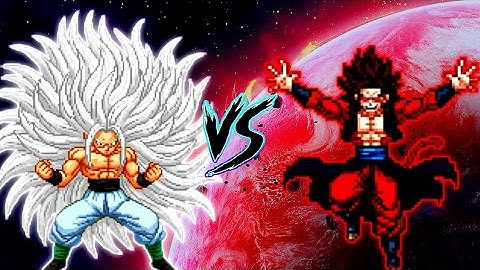 Goku SSJ Infinity Ultra Instinct OP VS Xeno Vegito SSJ4 V3 OP in Mugen
