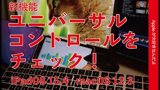 iPadOS 15.4 & macOS12.3アップデート新機能「ユニバーサルコントロール」をチェック・コレは便利と注意点