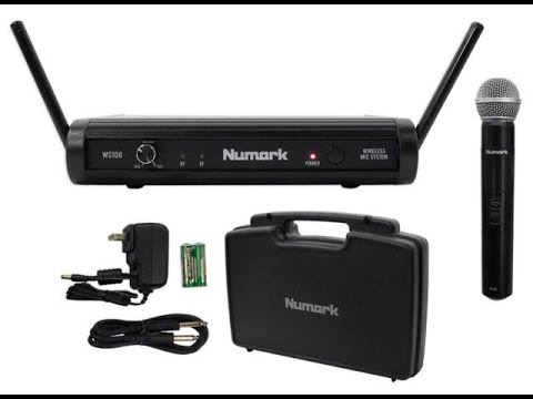Numark WS100 Wireless Microphone Unboxing And Review - YouTube