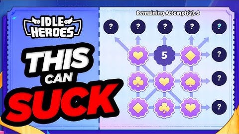 Idle Heroes - Be CAREFUL With This Week