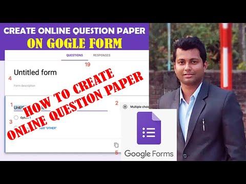 How to make online Question Paper? || Online Question using Google form