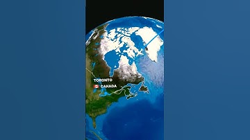 India to Canada Flight Map Animation ( FREE TO USE ) #travel #map #animation