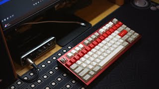 TKD PT.1/75 Burgundy x KKB Red Alert x Cherry MX2A Black