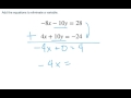 Combining Like Terms in Algebra