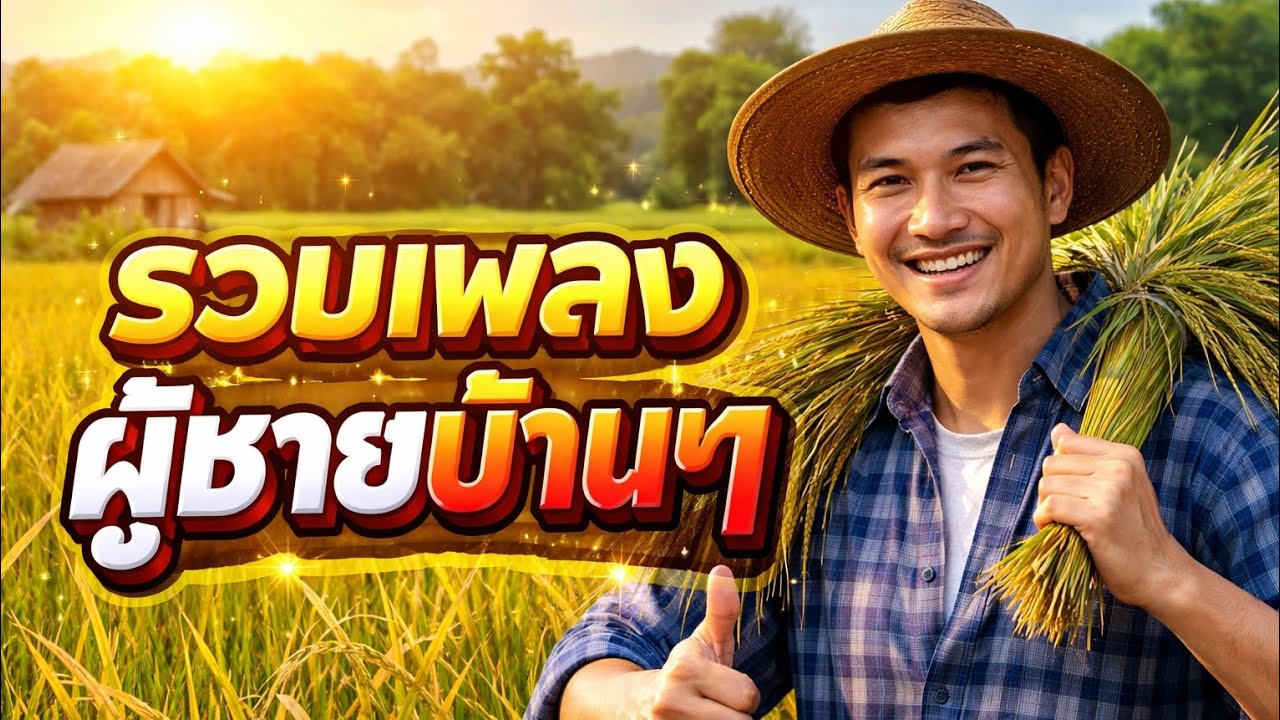 #รวมเพลง ผู้ชายบ้านๆ เพลงลูกทุ่งอีสานน่าฟัง