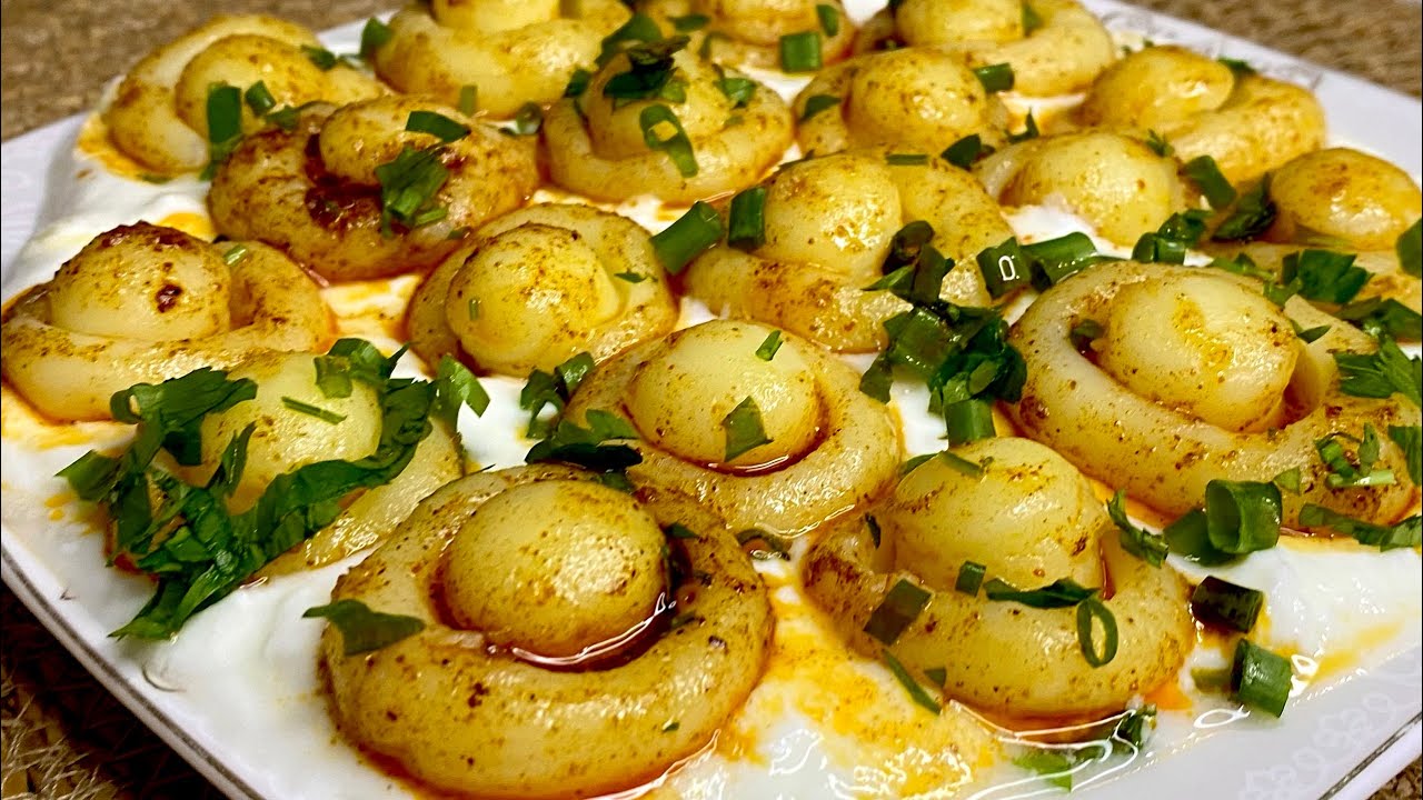 NEFİS MANTAR PATATES MANTISI / NASIL YAPILIR❓AŞIRI KOLAY ve PRATİK SADECE 3 MALZEMELİ MEZE/ANAYEMEK