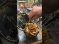 雨の森でちくわ丼