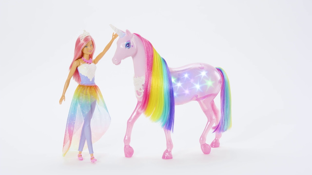 Barbie™ Dreamtopia Magical Lights Unicorn | Mattel UK
