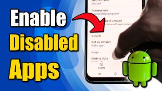 How to Enable Disabled Apps on Android (2026 Tutorial)