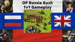 Full Op Russia | 1v1 Gameplay | age of empires 3 definitive edition Update
