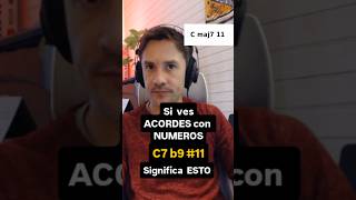 Si ves ACORDES con NUMEROS, 9, 11, 13 , SIGNIFICA ESTO