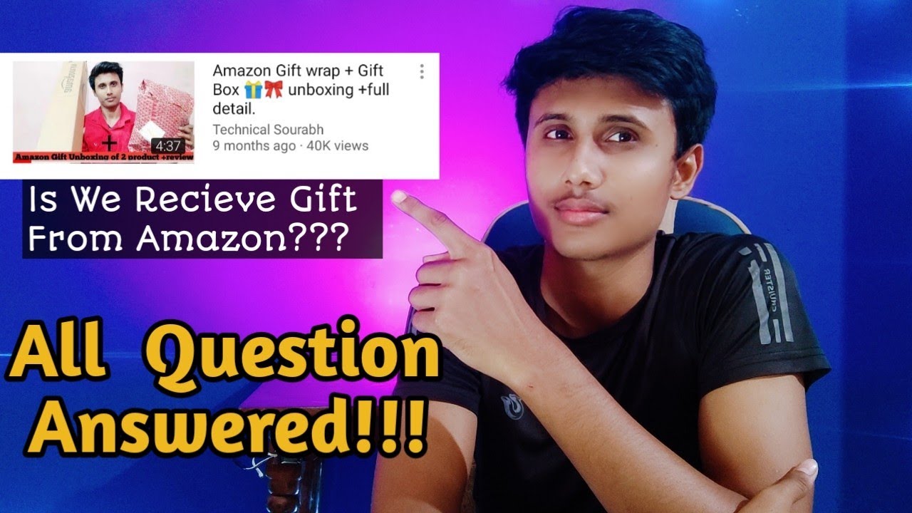 Amazon Gift Wrap × All Questions Answered In These Question ll Watch It
