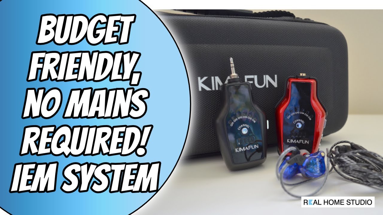 Kimafun KM-G150-3 Wireless and Battery Charged IEM System - YouTube