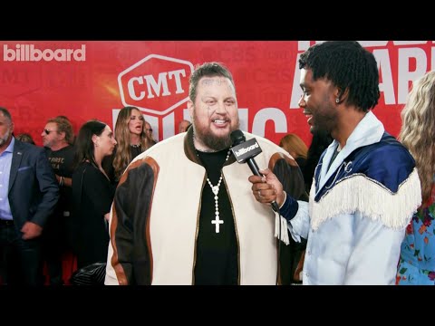 Jelly Roll On His Wife Bunnie XO's Popularity, CMT Performance & More | CMT Awards 2024