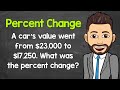 Calculating Percent Change and Value