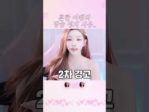 여캠의 방송 정지 사유