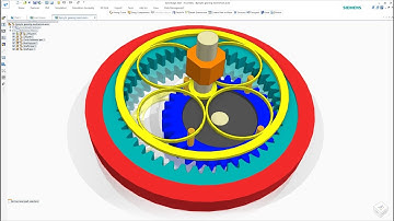 Epicyclic Gearing Mechanism 4 (Spur Gear Practice) - Design & Animation in Solid Edge